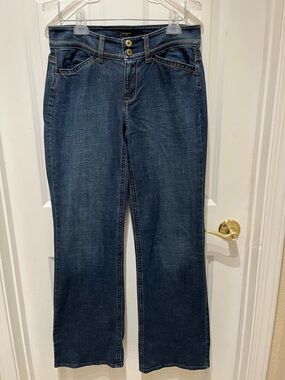 NWOT Ann Taylor Dark Indigo Bootcut Jeans Size 8
